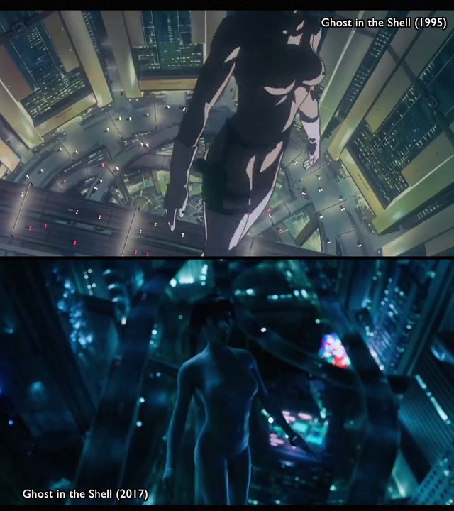 Ghost in the Shell comparison video