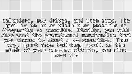 Perks of Promotional Items