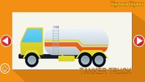 Cars and Trucks for kids - Garbage Truck, tractor, Truck - Street Vehicles