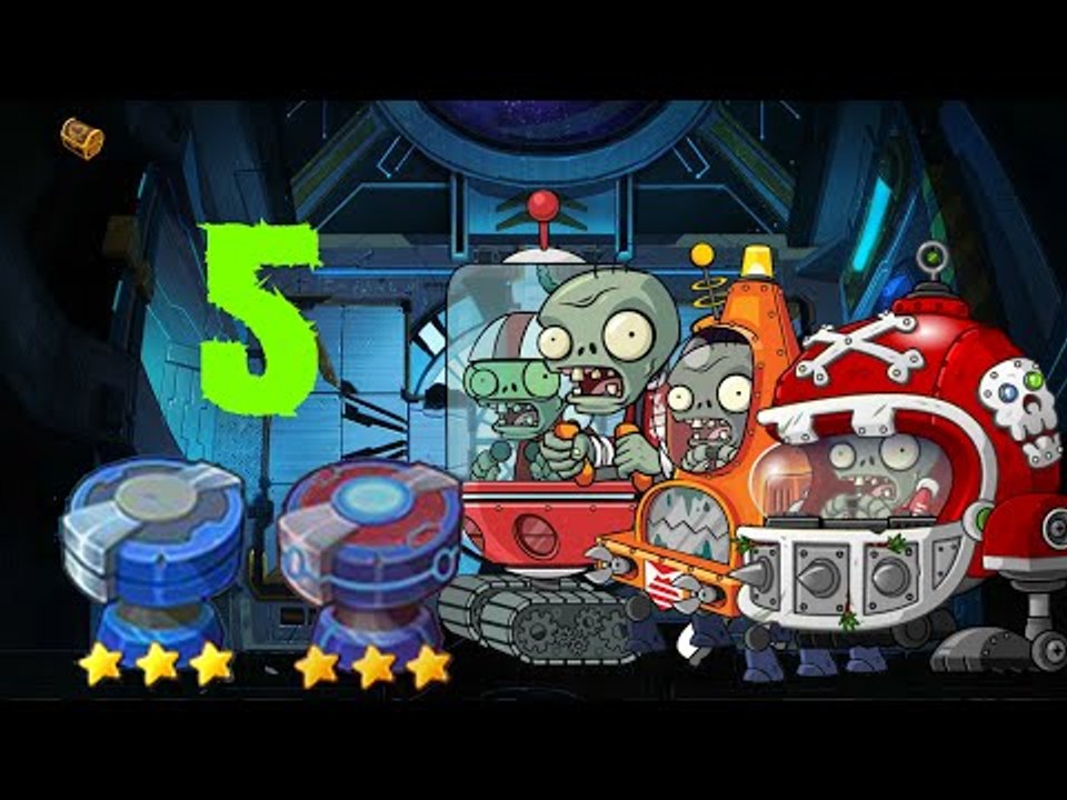 PvZ Online - Adventure Mode - Space War 5 [4K 60FPS]