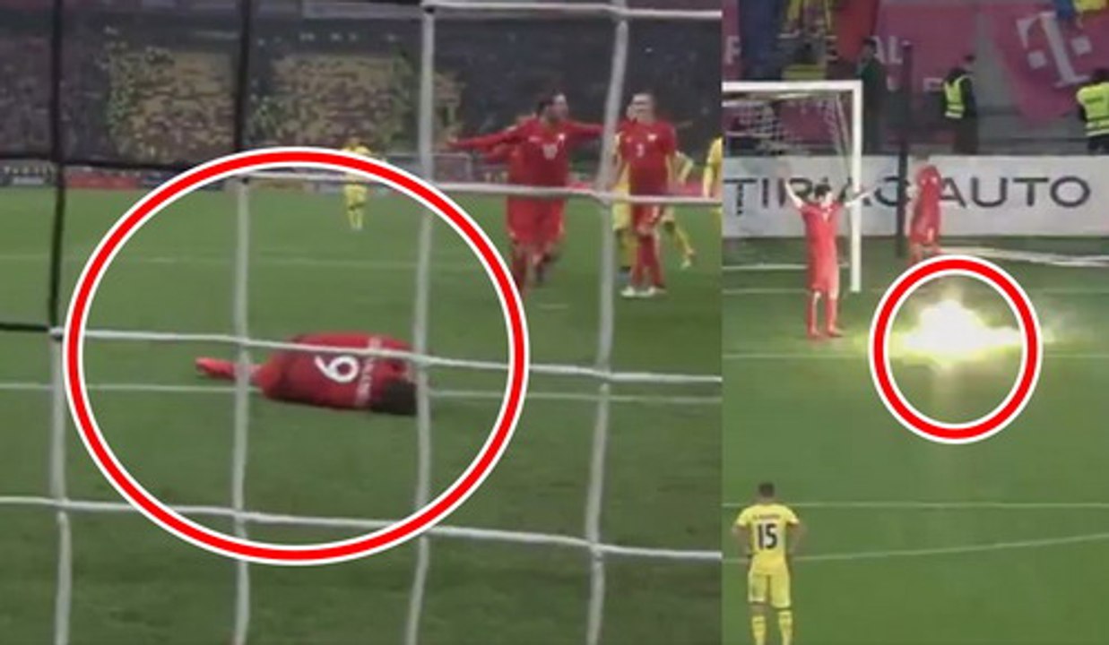 Petasan Meledak di Dekat Lewandowski _ Kualifikasi Piala Dunia Polandia vs Rumania