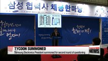 Samsung Electronics President summoned for second round of questioning
