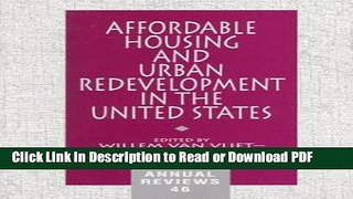 Read Affordable Housing and Urban Redevelopment in the United States: Learning from Failure and