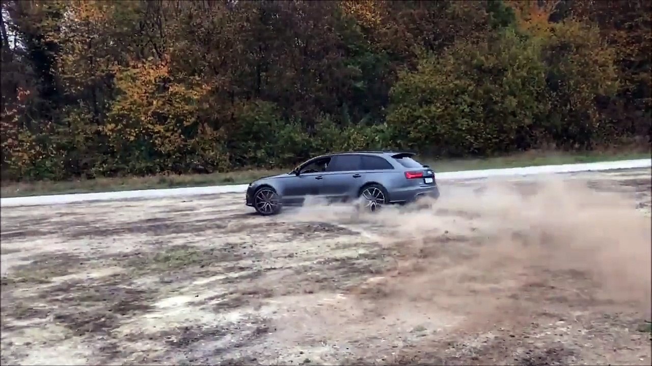 EPIC DRIFT AUDI RS6 Performance (2017) V8 4.0 BiTurbo, 605 hp, 750 Nm