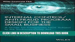 Best Seller Internal Control/Anti-Fraud Program Design for the Small Business: A Guide for