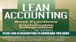 Ebook Lean Accounting: Best Practices for Sustainable Integration Free Read