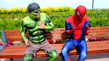 Spiderman vs Frozen Elsa vs Joker Babysitter Hulk - Superheroes Baby Sitting In Real Life