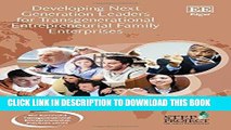 Ebook Developing Next Generation Leaders for Transgenerational Entrepreneurial Family Enterprises