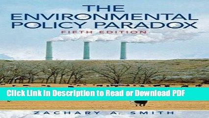 Read Environmental Policy Paradox- (Value Pack w/MySearchLab) (5th Edition) Free Books