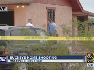 Burglar makes his way inside home, gets shot