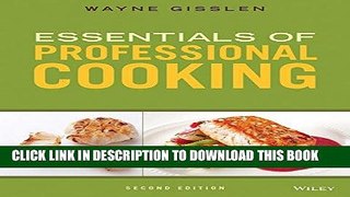 Ebook Essentials of Professional Cooking Free Read