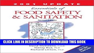 Best Seller The Essentials of Food Safety and Sanitation (3rd Edition) Free Read