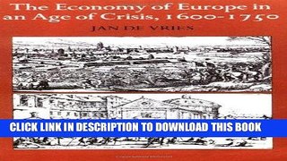 Best Seller The Economy of Europe in an Age of Crisis, 1600-1750 Free Read