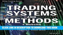 Best Seller Trading Systems and Methods   Website (5th edition) Wiley Trading Free Read