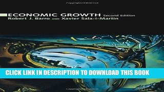 Best Seller Economic Growth (MIT Press) Free Read