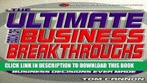 Best Seller The Ultimate Book of Business Breakthroughs: Lessons from the 20 Greatest Business