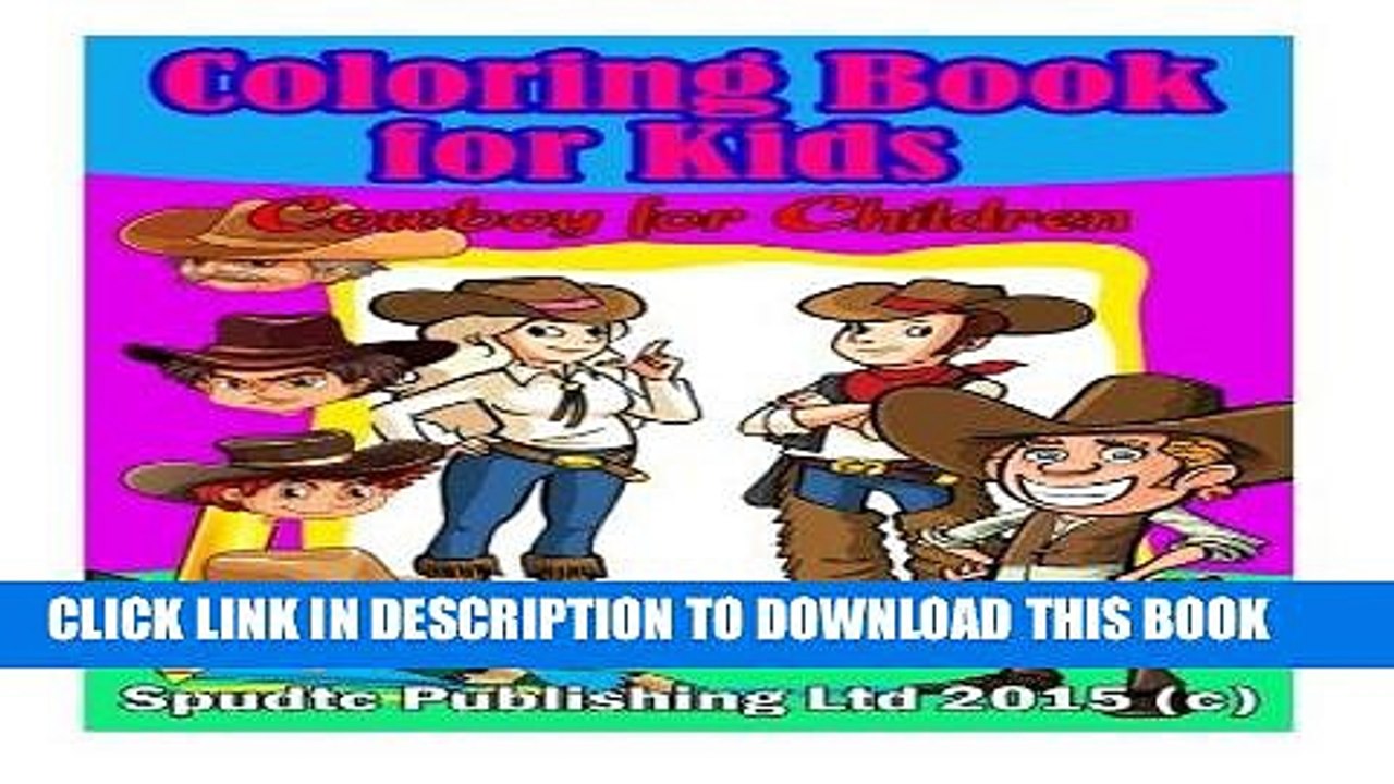 [PDF] Epub Coloring Book for Kids: Cowboy for Children Full Download