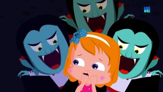 Umi Uzi and the Halloween monsters | scary songs for kids