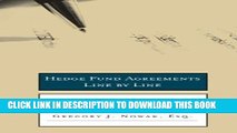 Best Seller Hedge Fund Agreements Line by Line: A Users Guide to LLC Operating Contracts Free Read