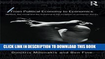 Ebook From Political Economy to Economics: Method, the social and the historical in the evolution