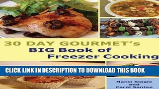 Best Seller 30 Day Gourmet s BIG Book of Freezer Cooking Free Read