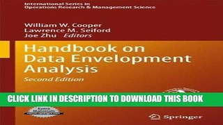 Ebook Handbook on Data Envelopment Analysis (International Series in Operations Research