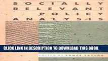 Ebook Socially Relevant Policy Analysis: Structuralist Computable General Equilibrium Models for