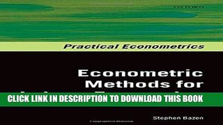 Ebook Econometrics Methods for Labour Economics (Practical Econometrics) Free Read