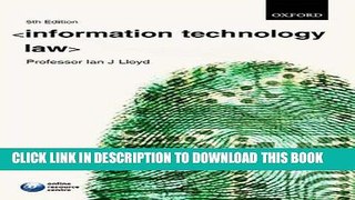 Best Seller Information Technology Law Free Read