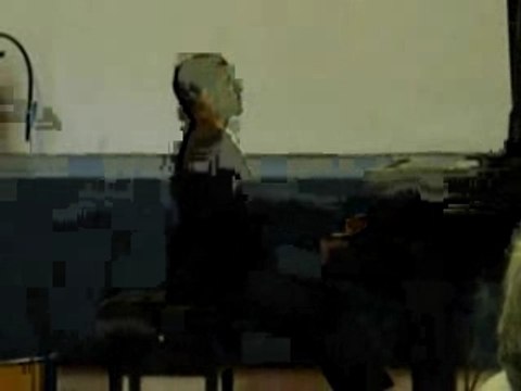 Improvisation au piano à Vannes en aout 2007