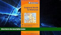 Ebook deals  Michelin Map Great Britain: England North   The Midlands 502 (Maps/Regional