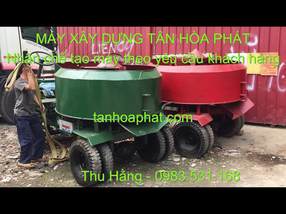 Máy trộn bê tông tự hành 6 bao