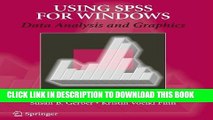 Ebook Using SPSS for Windows: Data Analysis and Graphics Free Read