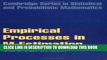 Ebook Empirical Processes in M-Estimation (Cambridge Series in Statistical and Probabilistic