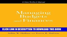 Best Seller Managing Budgets and Finances: A How-to-Do-It Manual for Librarians and Information