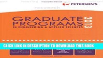 Best Seller Graduate Programs in Engineering   Applied Sciences 2013 (Peterson s Graduate Programs