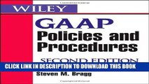 Ebook Wiley GAAP Policies and Procedures Free Read