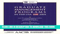 Best Seller Guide to Undergraduate Business Programs in the USA - 2001 Edition Free Read