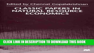 Ebook Classic Papers in Natural Resource Economics Free Read