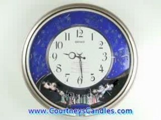 Seiko QXM325SRH Melodies in Motion Clock