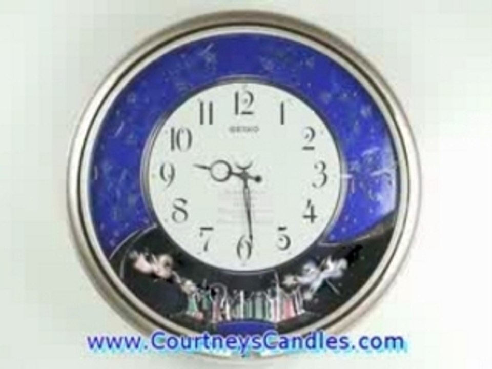 Seiko QXM325SRH Melodies in Motion Clock