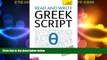 Big Sales  Read and Write Greek Script: A Teach Yourself Guide (Teach Yourself (McGraw-Hill))