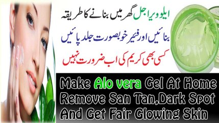 DIY Remedy To Make Alo Vera Gel At Home