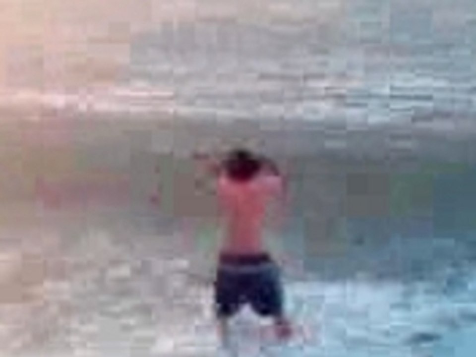 Vincent a la plage de Brighton