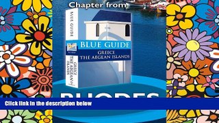 Ebook deals  Rhodes - Blue Guide Chapter (from Blue Guide Greece the Aegean Islands)  BOOOK ONLINE