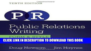 Best Seller Public Relations Writing: Form   Style (Wadsworth Series in Mass Communication and