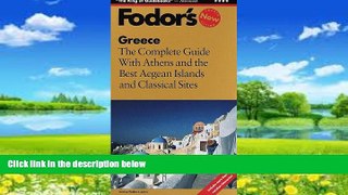 Best Buy Deals  Fodor s Greece, 4th Edition: The Complete Guide with Athens and the Best Aegean