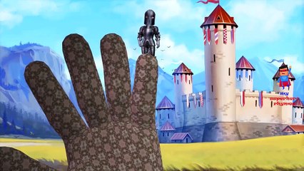 Finger Family Black Knight 3D Nursery Rhymes | Black Knight Cartoon Animation Finger Family