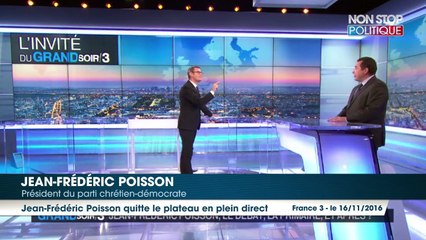 Primaire à droite : Jean-Frédéric Poisson plante une émission en plein direct