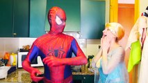 MALEFICENT VS SPIDERMAN & JOKER!! FROZEN ELSA VAMPIRE VS JOKER FREAK w/ Spidergirl & Superheroes